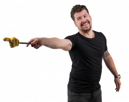 pointnew will pointing with weird finger